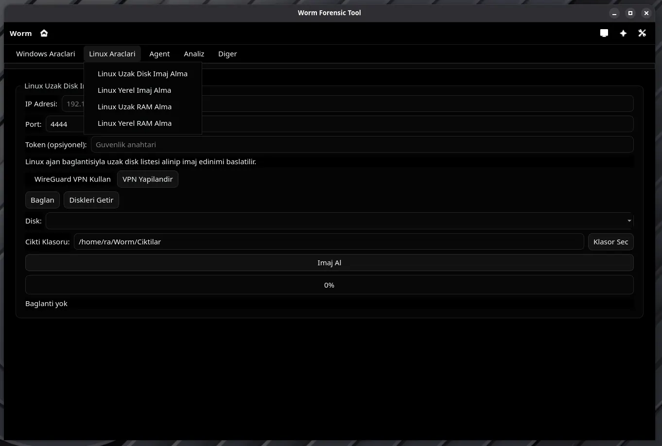 Linux Tools Menu