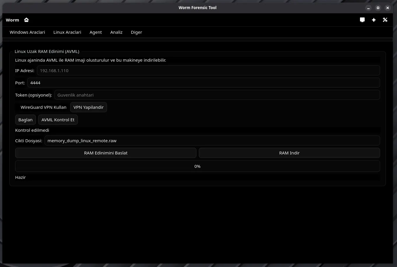 Linux Remote RAM Image