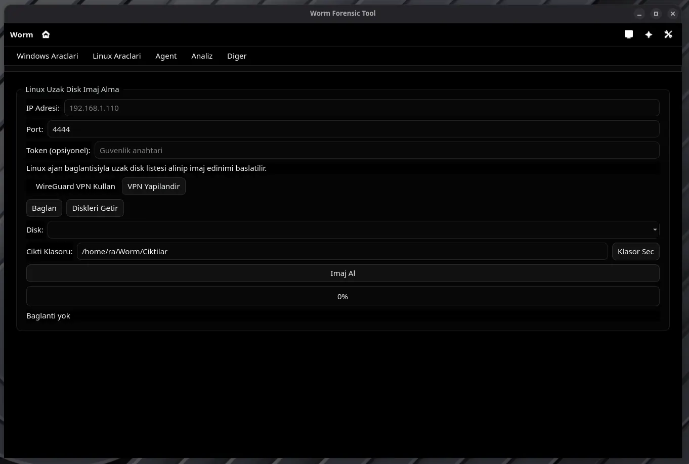 Linux Remote Disk Image
