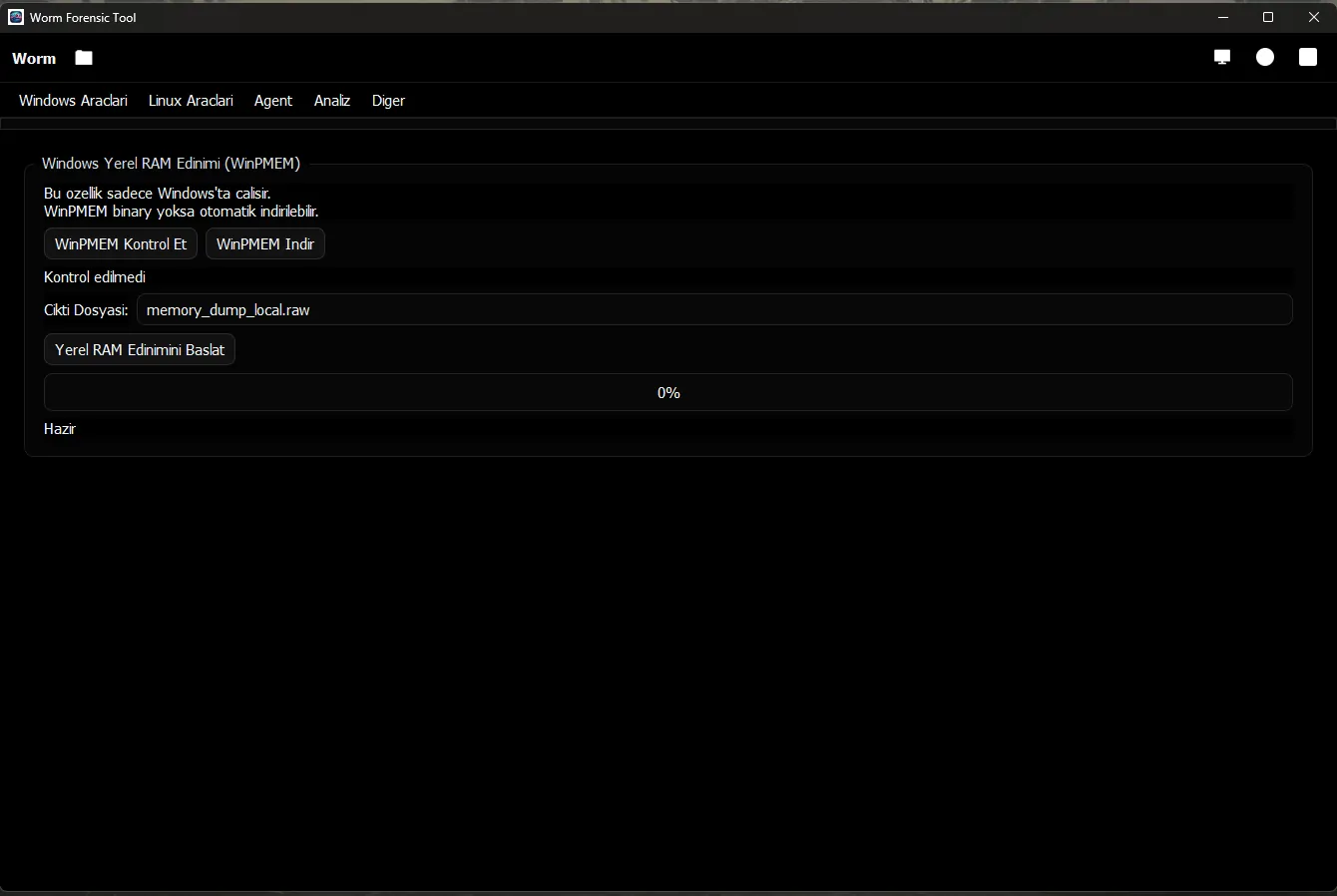 Windows Local RAM Image